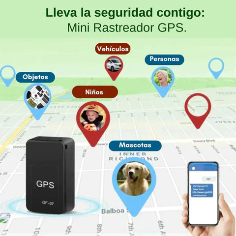 GPS CON MICROFONO Y FUERZA MAGNETICA